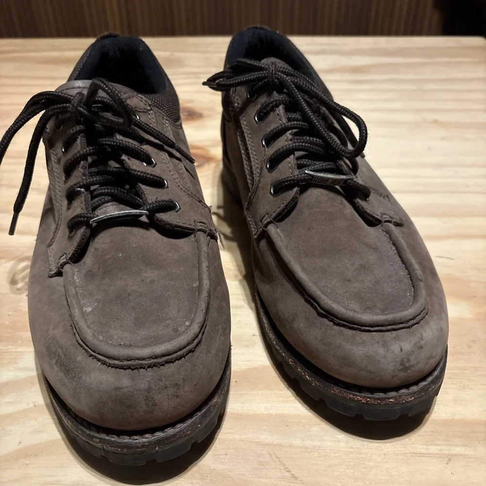 Eddie Bauer Gore Tex Men's Brown Casual Oxford Shoes Sz 12 W